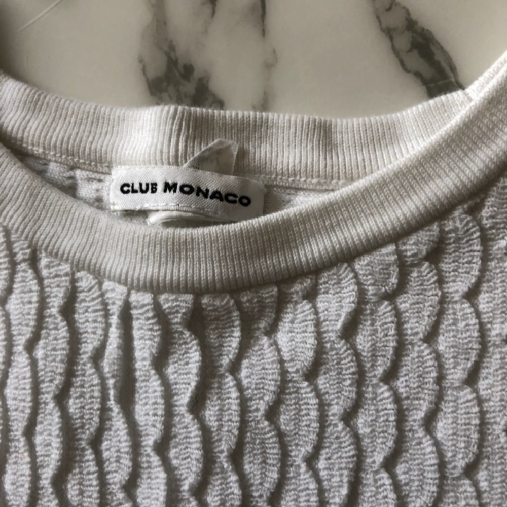 Darling CLUB MONOCO Scalloped Sweater